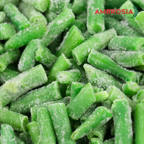 Fresh-cut frozen French beans from Ambrosia Harvest