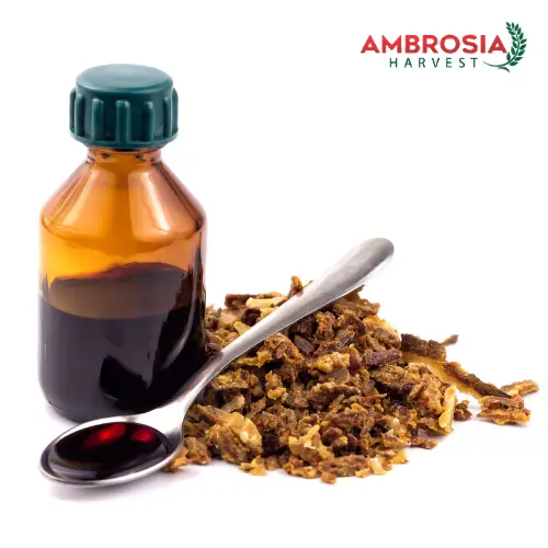 Natural bee propolis by Ambrosia Harvest, known for its immune-boosting properties